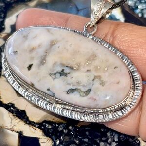 Ocean Jasper Pendant 1 1/2”x 2”